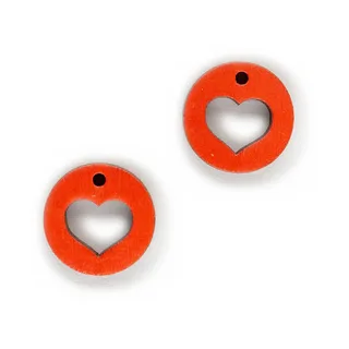 Heart Circle – Červená 2
