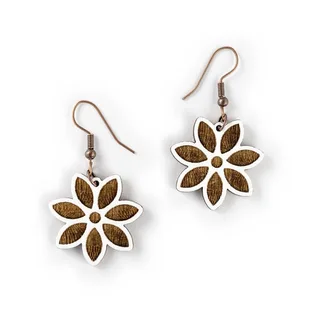 Elegant Bloom Outline – Bílá