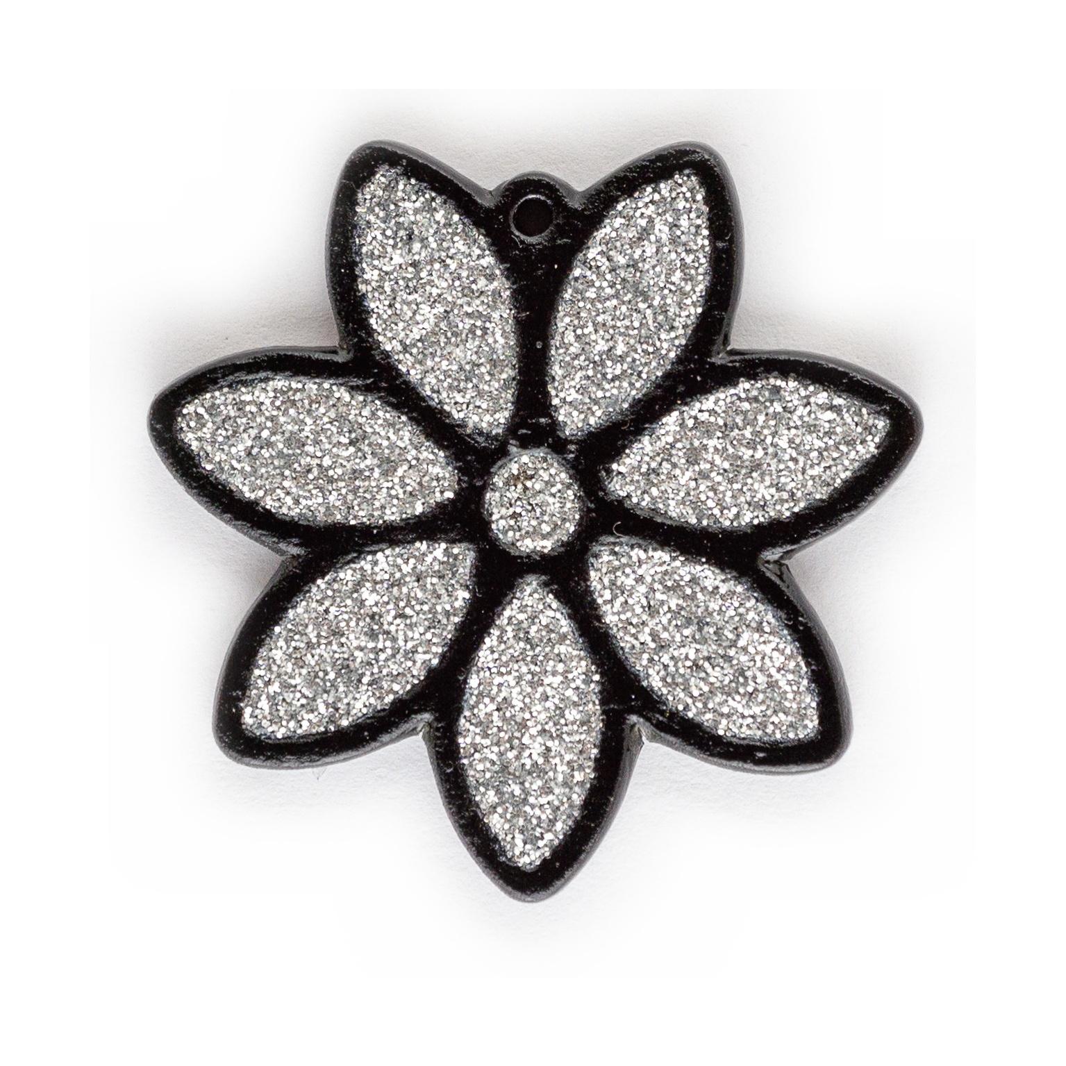 Elegant Bloom Outline - Stříbrná 2